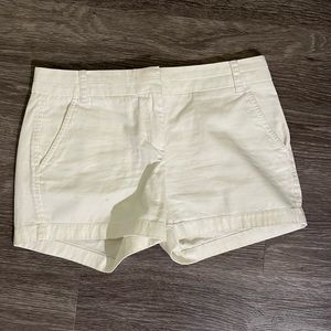 White j crew chino shorts